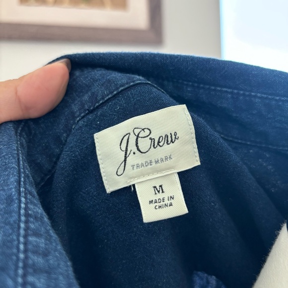 JCrew Lightweight linen blend short sleeve button down shirt - Picture 8 of 12